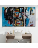 Jean Michel Basquiat'in Untitled Kafatası Kanvas Tablo-5031