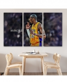 Kobe Bryant Invincible Black Mamba Kanvas Tablo-5086