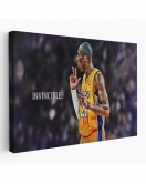 Kobe Bryant Invincible Black Mamba Kanvas Tablo-5086