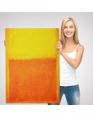 Mark Rothko Turuncu Sarı Eseri Kanvas Tablo-5107