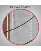 Modern Soyut Geometri El Boyaması Güzel Yüz Kanvas Duvar Tablosu-5112