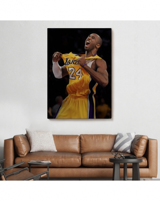 Kobe Bryant Los Angeles Lakers Kanvas Tablo-5117