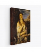 Titian Tiziano Vecellio'un 'Tövbe Eden Magdalene' Eseri Kanvas Tablo-5125