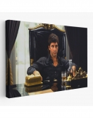 Scarface Alpacino İtalyan Mafya Kanvas Tablo-5137