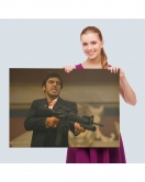 Scarface Alpacino İtalyan Mafya Kanvas Tablo-5147