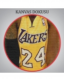 Kobe Bryant Los Angeles Lakers Kanvas Tablo / Black Mamba-5149