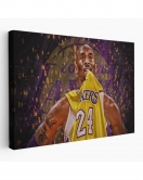 Kobe Bryant Los Angeles Lakers Kanvas Tablo / Black Mamba-5151