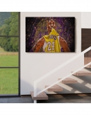 Kobe Bryant Los Angeles Lakers Kanvas Tablo / Black Mamba-5151