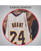 Kobe Bryant Los Angeles Lakers Kanvas Tablo / Black Mamba-5152