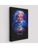 Albert Einstein E=mc2 Kanvas Tablo, Matematik Öğretmeninin Hediyesi-5244