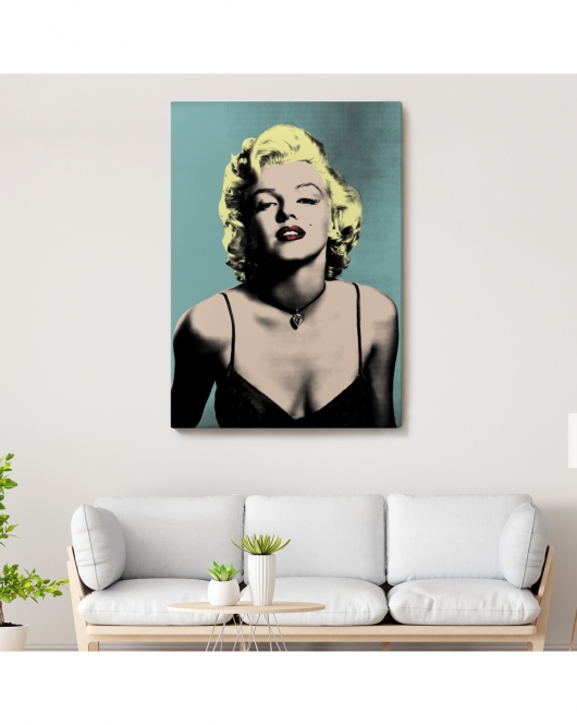 Marilyn Monroe Sarı Saçlı Seksi Kadın Modern Duvar Sanatı-5251