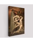 Dante ve Virgil Cehennemde William Adolphe Bouguereau Klasik Kanvas Tablo-5265