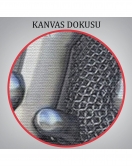 Metalik Efektli 3D Kanvas Poster, Modern Duvar Dekoru, Gümüş Kanvas Tablo-5357