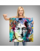 John Lennon Sokak Sanatı Kanvas Tablo Street Art-5890