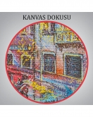 Renkli Şehir Manzarası Kanvas Tablo-5902