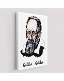 Galileo Galilei Dekoratif Kanvas Tablo-5915