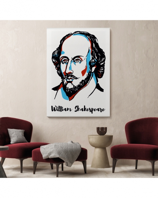 William Shakespeare Dekoratif Kanvas Tablo-5968