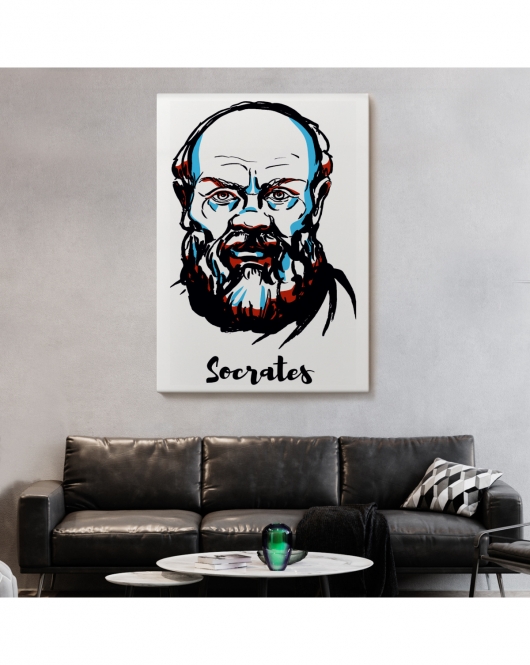 Socrates Dekoratif Kanvas Tablo-5969