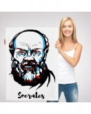 Socrates Dekoratif Kanvas Tablo-5969