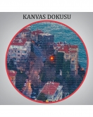 Boğaziçi Kuş Bakışı Dekoratif Kanvas Tablo-5971