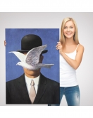 Melon Şapkalı Adam René Magritte Duvar Tablosu-6099