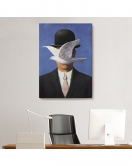 Melon Şapkalı Adam René Magritte Duvar Tablosu-6099