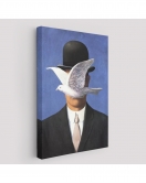 Melon Şapkalı Adam René Magritte Duvar Tablosu-6099