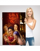 Kızlar Gecesi, Girls Night Out, Dekoratif Duvar Tablosu-6112