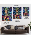 Mona Lisa Grafitti Pop Art Duvar Tablosu -6216