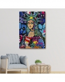 Mona Lisa Grafitti Pop Art Duvar Tablosu -6216