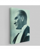 Atatürk Portre Tablosu Mustafa Kemal Atatürk Dikdörtgen Dekoratif Kanvas Tablo-CN-63