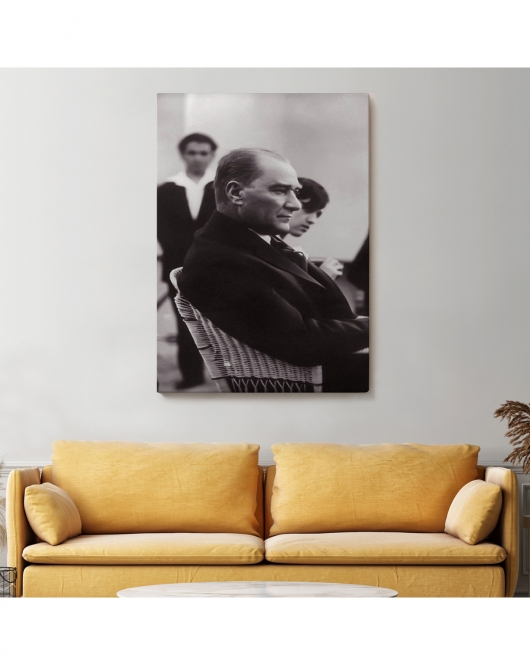 İskembe'de Oturan Mustafa Kemal Atatürk Tablosu-6315