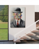 Rene Magritte Ünlü Resim “İnsanın Oğlu” Graffiti Pop Art Tablosu-6316