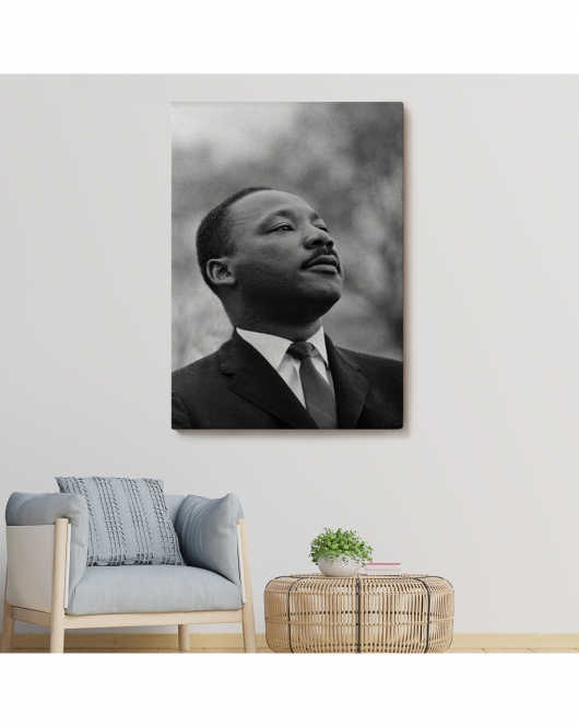 Martin Luther King Dekoratif Kanvas Duvar Tablosu-6374