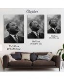 Martin Luther King Dekoratif Kanvas Duvar Tablosu-6374