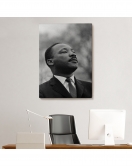 Martin Luther King Dekoratif Kanvas Duvar Tablosu-6374