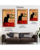 Siyah Kedi Tablosu - Le Chat Noir Theophile Steinlen-6431