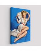 Gil Elvgren Pin-up Aşk Mektubu Duvar Tablosu-6449