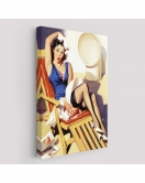 Sailor Pin Up Dekoratif Duvar Tablosu - Denizci Kız-6459