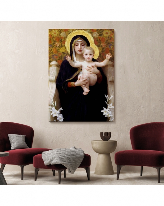 Zambak İle Bakire Tablosu - The Madonna of the Lilies-6479