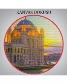 Ortaköy Camii ve Boğaziçi Köprüsü Manzarası Dekoratif Kanvas Tablo-6508