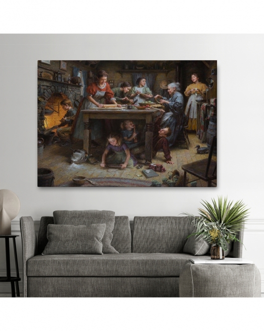 Aile Gelenekleri Tablosu - Morgan Weistling's Painting Family Traditions-6528