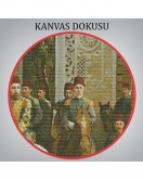 Abdülhamin Han Dolmabahçe Sarayı Tablosu-6557