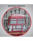 Londra Kırmızı Otobüs Tablosu-6622