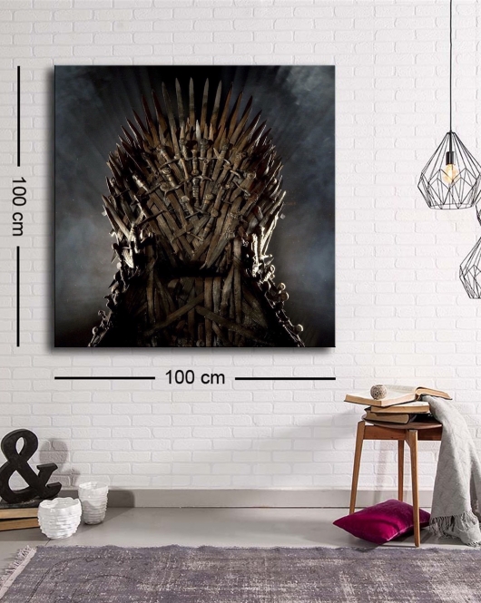 Dekoratif Baskı illüstrasyon Game of thrones Kanvas Tablo