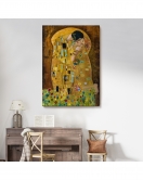 Gustav Klimt'in The Kiss İsimli Eseri Kanvas Tablo-5128