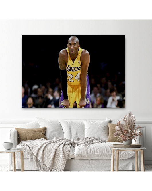 Kobe Bryant Los Angeles Lakers Kanvas Tablo / Black Mamba-5149