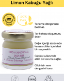 Limon Kabuğu Yağlı Krem Deodorant 40 ml %100 Doğal