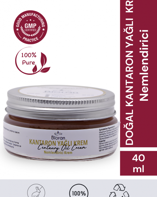 Kantaron Yağlı Yoğun Bakım Kremi 40 ml. %100 Doğal