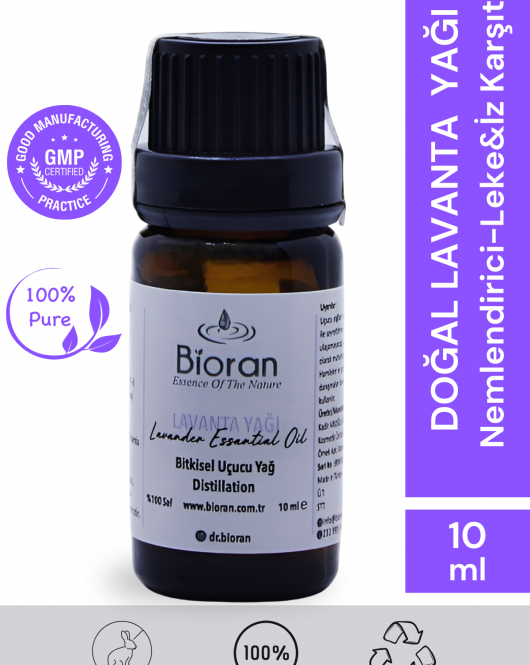 Lavanta Yağı % 100 Saf Bitkisel Uçucu Yağ 10 ml. (Lavender Essential Oil )